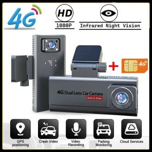 4K 4G Sim Car Surveillance Camera Dual Lens Dashcam Human Detection All Round 24/7 Parking Monitoring Remote Live View