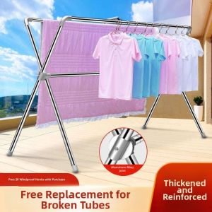Aluminum Telescopic Folding Clothes Drying Rack 2m