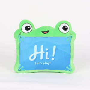 Bandai | Toy Story 5 Lilypad Plush Toy Soft Stuffed Collectible Frog Shape Throw Pillow In Stock For Home Sofa Bedroom Living Room Decor