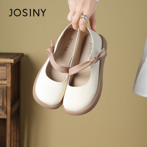 Josiny | Soft Sole Slip-On Flat Shoes Round Toe Summer Wear New Design