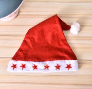 DREAM SALE Christmas Hat Hairball Red Santa Claus Cap Festival Costume SIMPLE COD cute and affordable pa