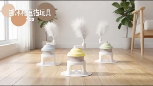 【SG Stock】Pet Slowfeeder Cat Food-Dispensing Rotating Toy Slow Feeder Mat Ice Shaver Self-Entertainment Pet Supplies