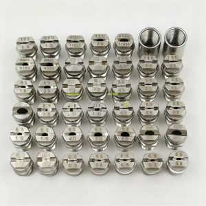 Stainless Steel Fan Shape Nozzle High Pressure Cleaning Car Washing Dish Spray Gun Spray Head Mist Water Tap for Dust Removal And Fumigation