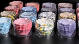 KENJE 100PCS Bakery Liner Party Supplies Cupcake Baking Cups Wrapper Paper Cake Cup Muffin Boxes