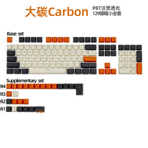 Nắp Phím PBT Mờ Trong Suốt Hai Màu