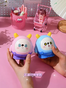 Sharpener pencil automatic Cute Egg sharpener kid friendly stationari stationeri alat tuli sekolah