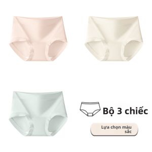Quần lót tam giác MiiOW nữ làm bằng cotton nguyên chất cỡ lớn cạp vừa thoải mái