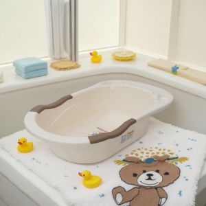 Large Size Baby Bath Tub Infant Bath Bucket Toddler Sit And Lie Bath Basin Newborn Bath Products Comfortable Soft Plastic Bathtub