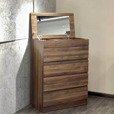 LUXE: Jovane Export Quality 4 layer Chest of Drawer / Drawer Chest / Laci Chest Almari with Mirror / Cermin