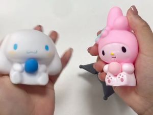 LAKOE Squishy Sanrio Lucu Mainan Slow Rebound Kuromi Melody Cinnamoroll