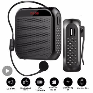 Hệ Thống Khuếch Đại Âm Thanh Loa Phóng Thanh Có Nguồn Điện USB Với Micrô Để Giảng Dạy Bằng Giọng Nói Loa Di Động Với Âm Thanh Nổi