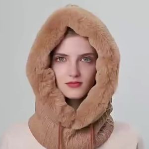 Winter Warm Thermal Windproof Balaclava Ski Hood Motorcycle Face Cover Polar Fleece Adjustable Cycling Neck Cover Full Face Mask