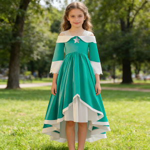 Hasbro | ew Galaxy Movie Rosalina Super Role Playing Costume Mario Elegant Blue Dress for Halloween Carnival Costume Mario Dress
