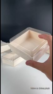 [25 PCS] Assemble Wooden Dessert Cake Box