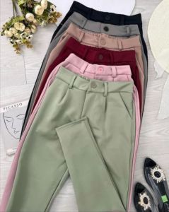 NEW CELANA PENSIL SCUBA PANTS PREMIUM MODEL KANCING HIGH WIAST