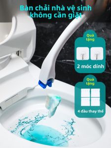 Chổi Vệ Sinh Bồn Cầu Dùng Một Lần Có Đầu Thay Thế Tan Trong Nước Chổi Vệ Sinh Không Để Lại Góc Tối Chổi Vệ Sinh Cho Nhà Tắm