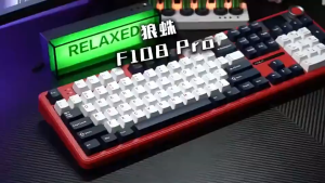 Bàn phím cơ AULA F108Pro - 3 mode kết nối - Có núm xoay và màn - Pin 8000 mAh - BH 12T