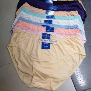 Combo 5 Quần Lót Nữ Cotton Cao Cấp Cạp Cao Bigsize 48 Đến 100kg Co Giãn Thấm Hút Ang10 Marketonline