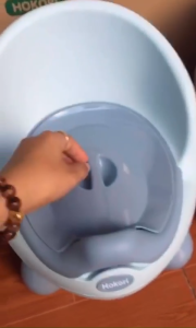 Bô vệ sinh Kiu Kiu đáng yêu cho bé