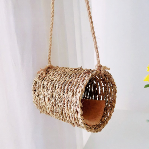 Handwoven Grass Hanging Nest Warm Trough Woven