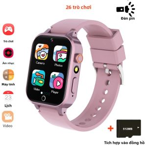 Đồng Hồ Thông Minh Trẻ Em Với 26 Trò Chơi Chụp Ảnh Máy Nghe Nhạc Máy Đếm Bước Đi Đèn Pin - Đồng Hồ Đeo Tay Tương Tác Dành Cho Bé Trai Và Bé Gái Quà Tặng Sinh Nhật