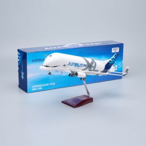 30/42cm A330 Beluga Airlines Plane Model Resin Miniature Airplane Openable Cargo Bay Collectible For Aviation Enthusiast Gift