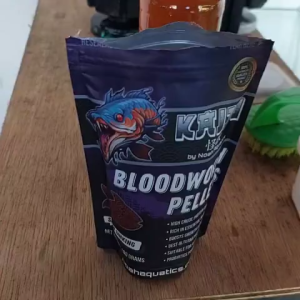 Kaiju Bloodworm Pellets Fish Food Flowerhorn 100g with Probiotics