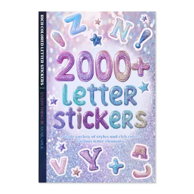2000+ Pcs Alphabet Sticker for JournalingFun & Colorful Craft Letter Stickers for Junk Journal Scrapbooking Supplies Ideal DI