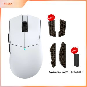 Chuột Chơi Game KYSONA M511 Với Cảm Biến PAW 3395 Độ Phân Giải 26k DPI Tốc Độ Quét 1000Hz Ba Chế Độ Kết Nối Thiết Kế Công Thái Học Không Dây Sử Dụng Switch Huano