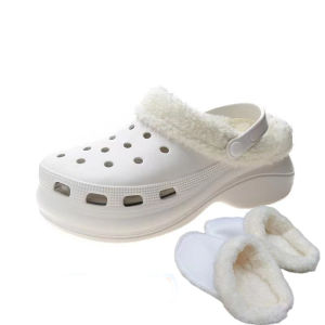 1Pair Winter Warm Shoe Covers Thicken Plush Insole for Women Men Shoe Cover Removable Plush Liner Sandals Beach Shoe Accessories