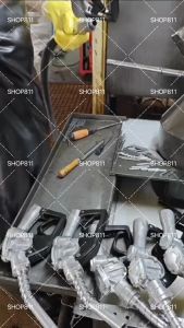 หัวจ่ายน้ำมัน TATSUNO ทางออกใหญ่ (มี9สี) สำหรับรถกระบะและรถบรรทุกแบบตัดอัตโนมัติ ทัทซูโน่ แบบล็อคด้านข้าง