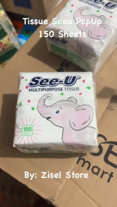 1 DUS SEE U POP UP GAJAH 1 KARTON TISSUE SEE-U POP UP ISI 48PCS