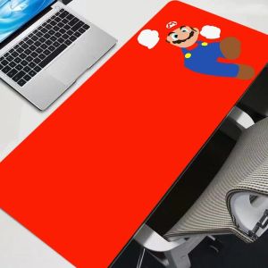 Bandai | Mouse Pad Gamer S-Super M-Mario Notebook Games Mouse Pad XXL Keyboard Pad Large Mousepad Mouse Mat Gaming Desk Mat
