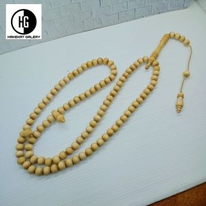 tasbih kayu kemuning gading 8mm original h523
