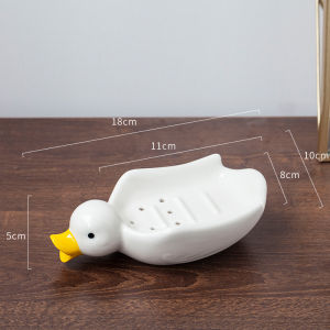 Cute Ceramic Drainable Soap Dish