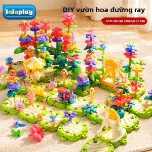 LALAPLAY | Bộ Xây Dựng Vườn Giáo Dục và Đồ Chơi Xe Đường Ray