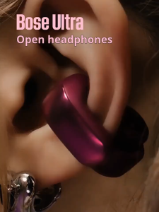 หูฟังบลูทูธไร้สายของ BoseUltra เปิด - หลัง