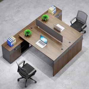ZHENTAIYUAN | Modern Screen Partition Double Seater Office Table