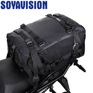 Motorcycle Seat Bag Waterproof Travel Luggage Riding Backpack Motorbike Tail Pannier Bag Rear Rack Trunk Storage Bag 10L/20L/30L