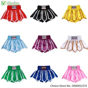 Muay Thai Shorts Gladiator Thai Boxing Shorts Men Women Child Embroidery BJJ MMA Clothing Cage Fight Thaiboxing Kickboxing Pants