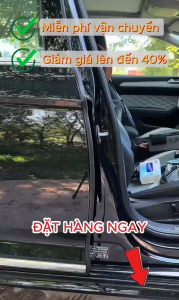 Bộ 2 gioăng cột B lõi thép cách âm chống ôn giảm bụi hiệu quả dài 90cm lắp đặt 2 bên cửa