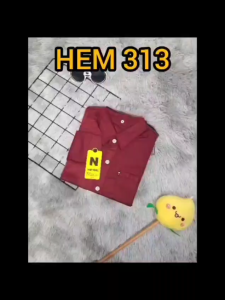 kemeja 313 anak laki laki bgt anak umur 5-12th bahan katun stretch(bisa melar) hem kids/cod