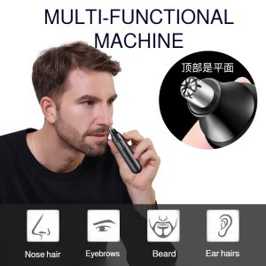 Electric Nose Hair Trimmer Portable Electric Nose Hair Trimmer Ear Nasal Cavity Nostril Cleaner Rechargeable Nose Hair Trimmer
