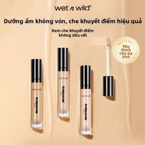 wetnwild | Kem che khuyết điểm lâu trôi giúp làm sáng và che giấu quầng thâm mắt vết mụn đốm nâu và rãnh lệ cho mọi loại da