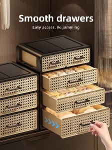 Kaman | Multi-purpose Drawer-type Storage Box For Underwear Socks Organizer