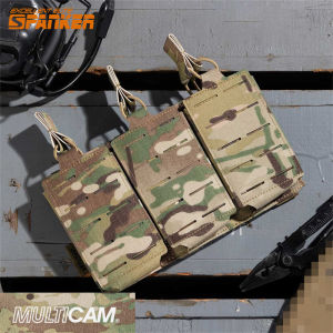 Transcendent Tactical Triple Cartridge Waistpack 5.56/7.62 Cartridge Pouch Magazine Quick Pull Sleeve Clip Sleeve Molle Bum Bag