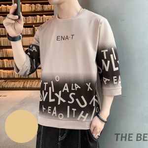 เสื้อยืดผู้ชาย เสื้อคอกลม ทรงหลวมๆ อากาศ บ้านเราสุดๆ แบบดี สบายเหมาะกับอากาศ รวมถึง🎉