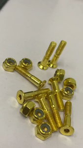 8pcs M5x25mm Skateboard Bridge Nails Carbon Steel Long Board Skateboard Trucks Screws Bolt Kit