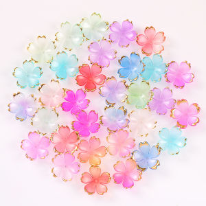 ดอกไม้กระดาษสีบานพุ่มดอกกุหลาบ 100 ชิ้น ขนาด 18 มม. สีสันสดใส กระดาษทรายเคลือบทอง ดอกไม้กระดาษสำหรับตกแต่งผม DIY