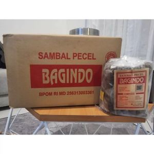 sambel pecel bagindo kemasan karton 625grm x 15